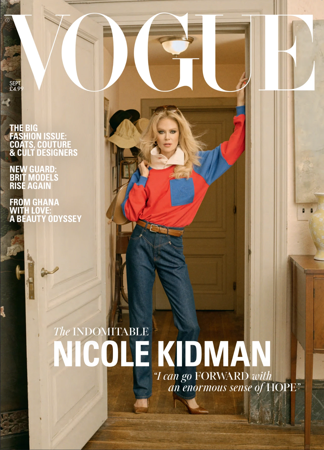 British Vogue, September 2026 cover featuring Nicole Kidman